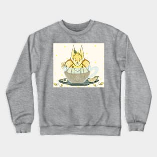 Lemon Tea Bat Crewneck Sweatshirt